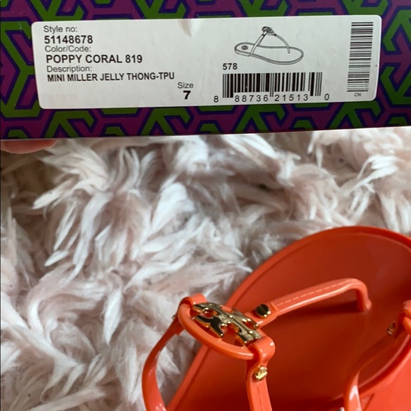 Tory Burch Mini Miller Jelly in Coral - Picture 3 of 7